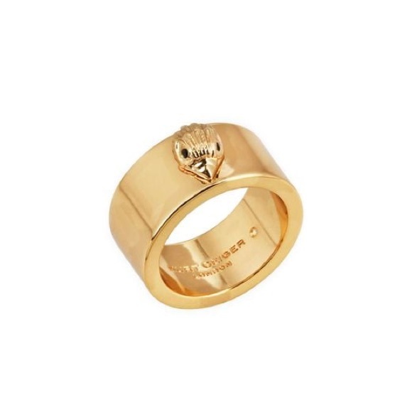 Kurt Geiger Jewelry - Kurt Geiger Metallic Gold Brass Eagle Ring